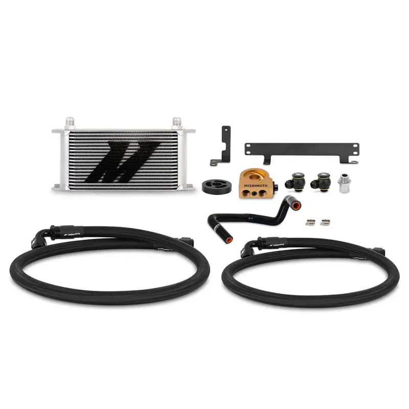 Mishimoto Thermostatic Oil Cooler Kit Silver - Fits 2022-2025 Subaru Wrx 1