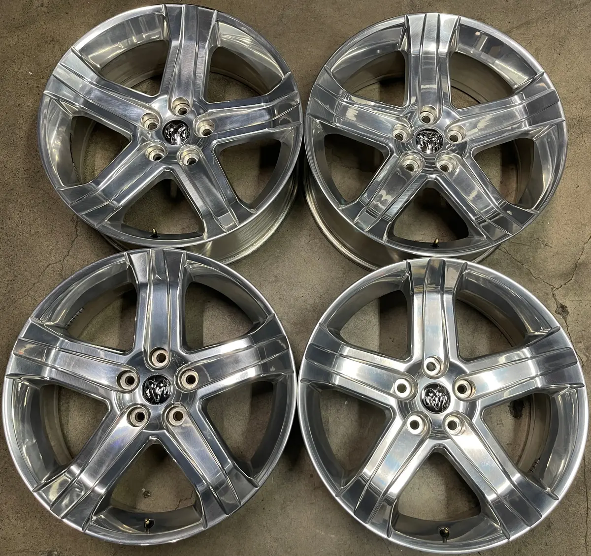 Sold Four 2018 Dodge Ram 1500 Factory 22 Wheels 2388 Oem 52014257Ab Polished 1