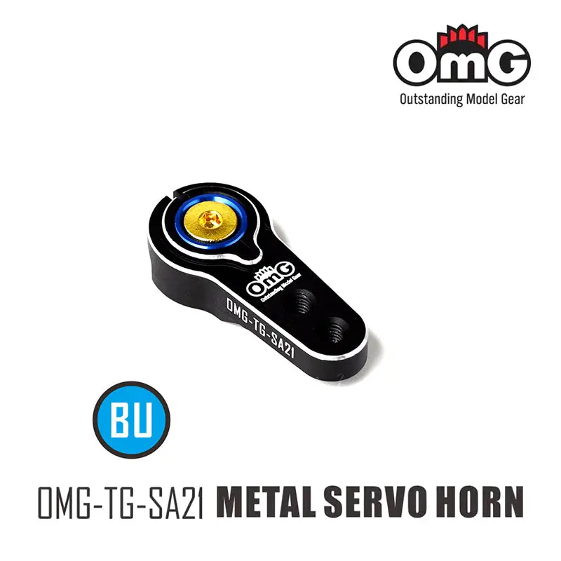 Omg 25T Aluminum Servo Horn Type C Blue 1
