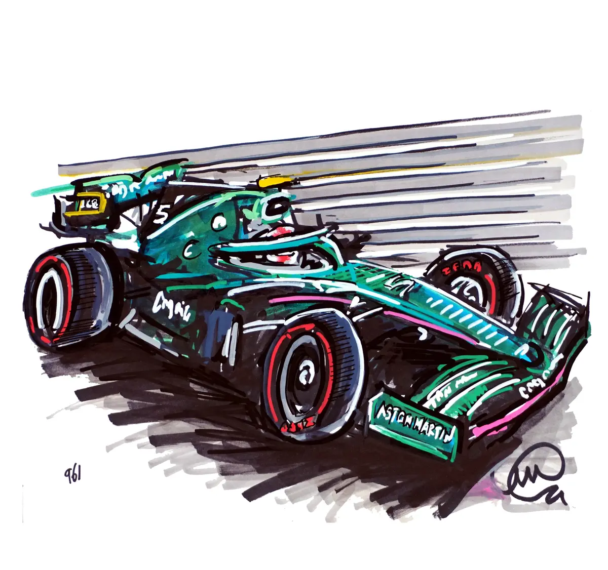 #Continuouscar No.961 | 2021 Aston Martin F1 - Sebastian Vettel 1