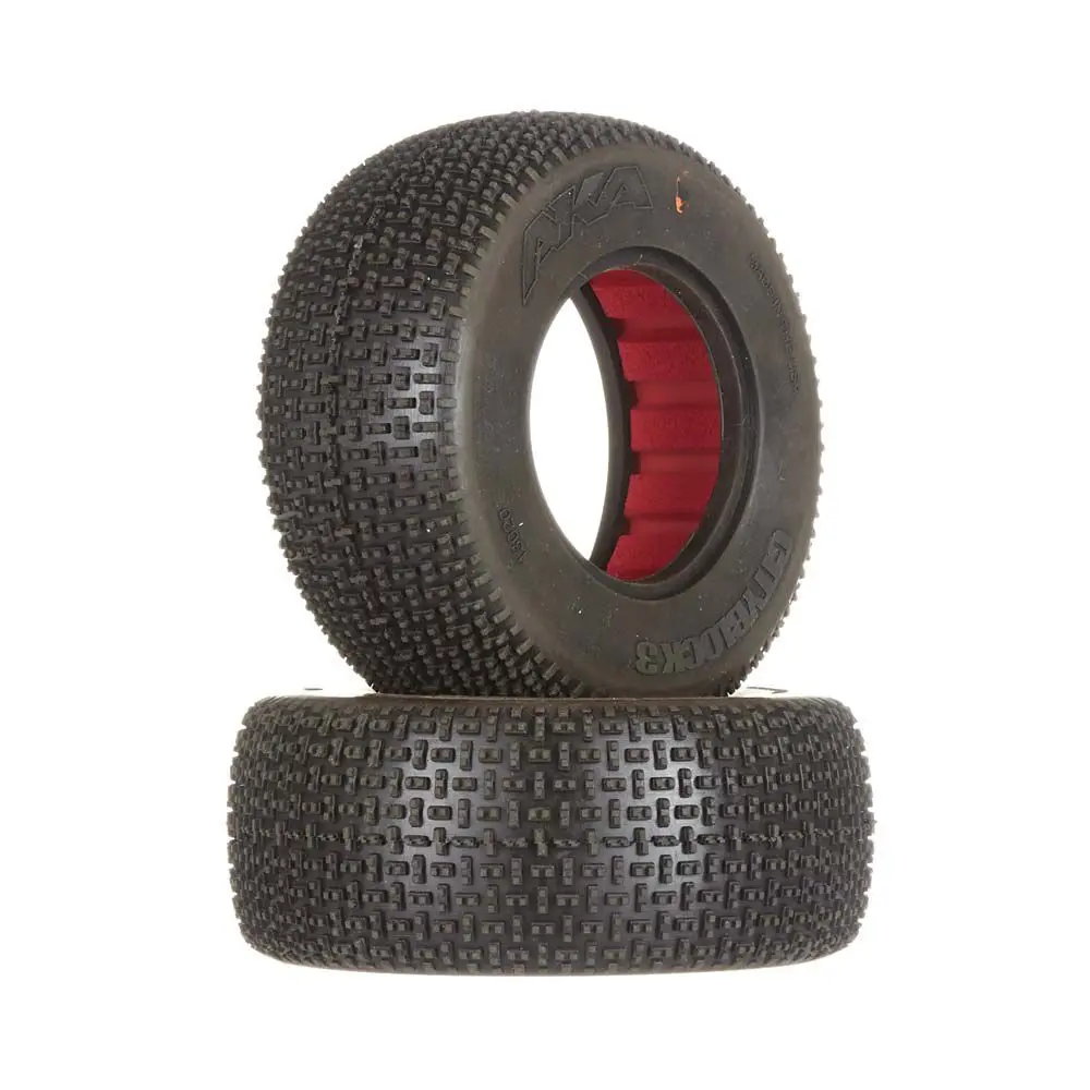 Aka 1/10 Cityblock 3 Sc Wide Super Soft Front/Rear Tire With Red Inserts (2) 1