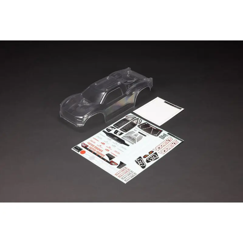 Arrma 1/10 Clear Body With Decals: Vorteks 2Wd 1