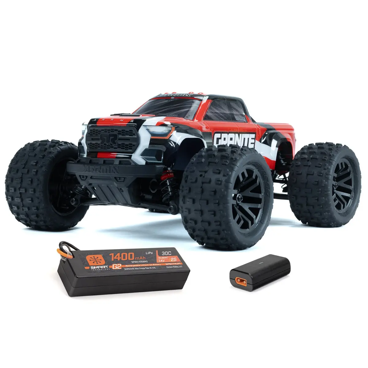 Arrma 1/18 Granite Grom Mega 380 Brushed 4X4 Monster Truck Rtr With Battery & Charger 1