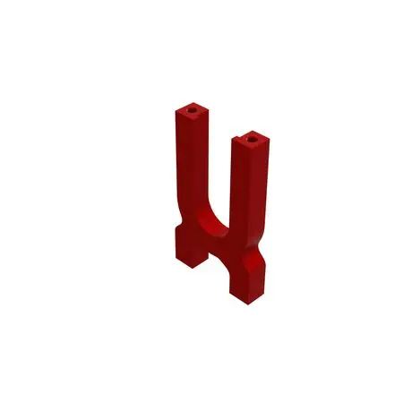 Arrma Aluminum Center Diff Holder, Red 1