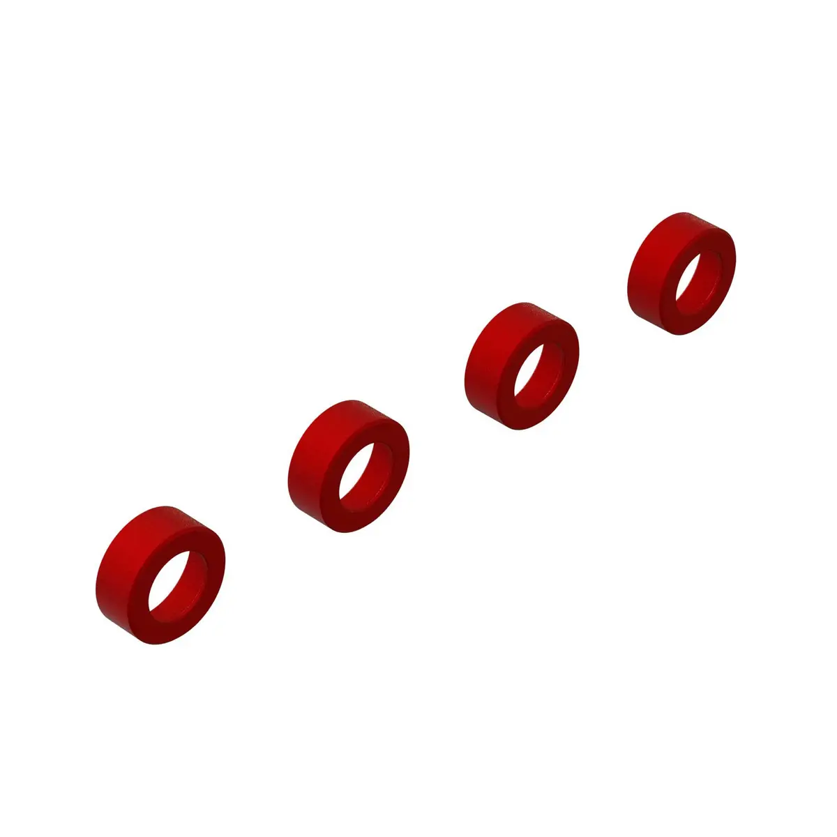 Arrma Aluminum Suspension Arm End Cap, Red (4) 1