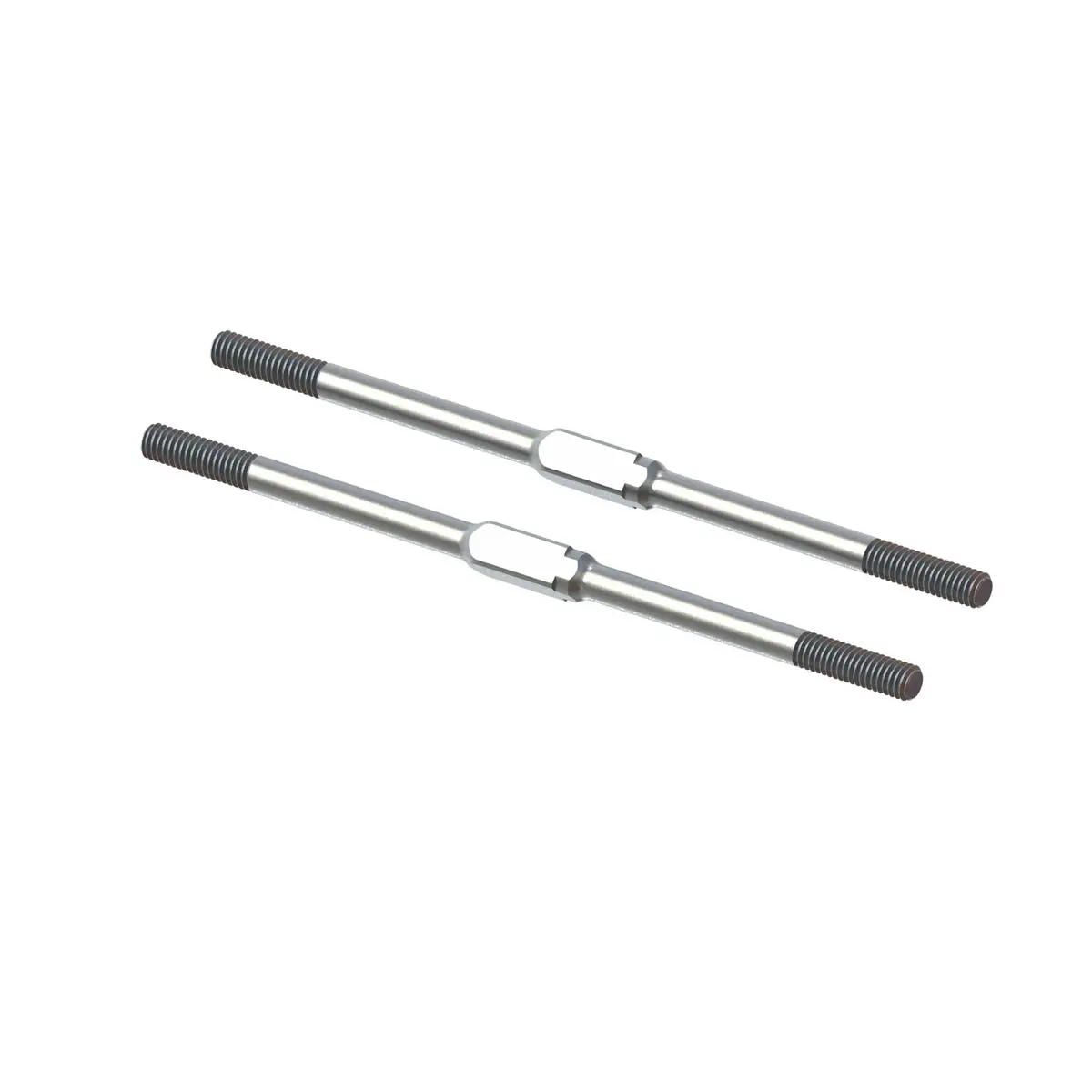 Arrma Steel Turnbuckle, M4x95mm Silver (2): Exb 1