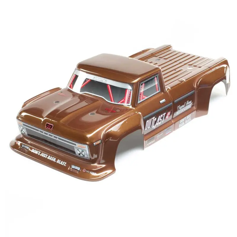 Arrma 1/10 Painted And Trimmed Body With Decals, Bronze: Outcast 4X4 1