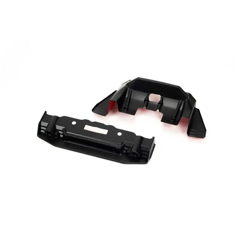 Arrma 1/7 Painted Splitter And Diffuser, Black And Red: Felony 6S Blx 1