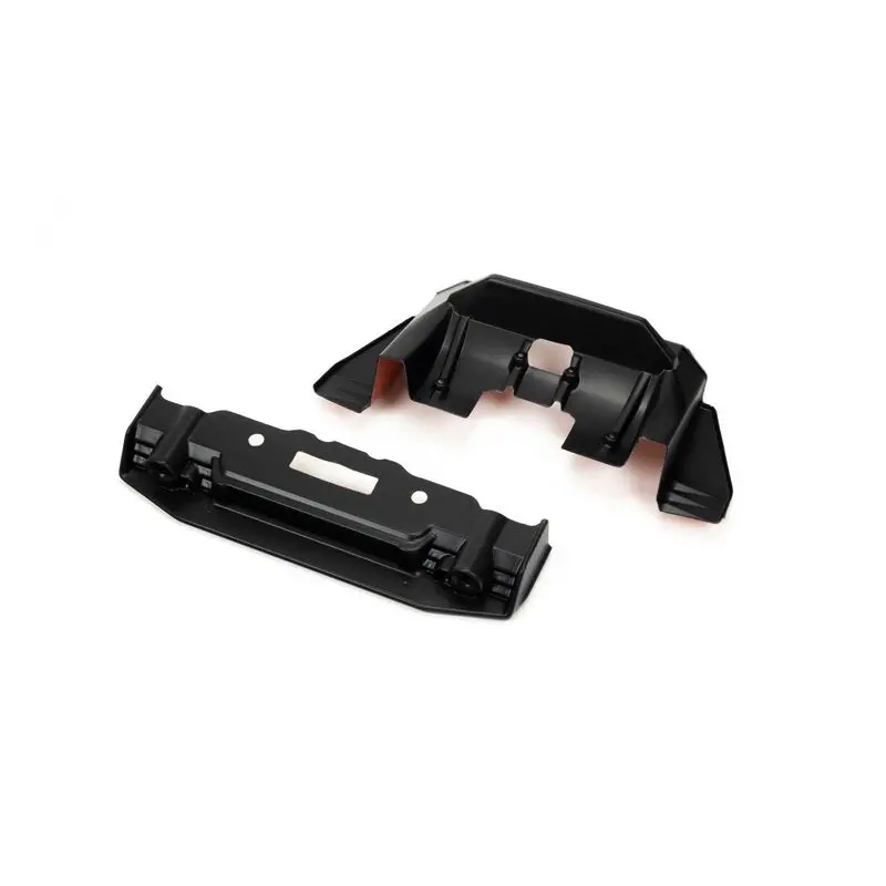 Arrma 1/7 Painted Splitter And Diffuser, Black And Orange: Felony 6S Blx 1