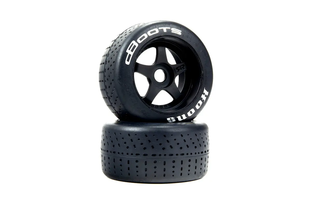 Arrma Dboots Hoons 53/107 2.9 Pre-Mounted Belted Tires, White, 17Mm Hex, 5-Spoke (2) 1