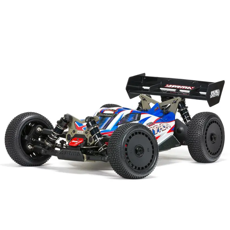 Arrma 1/8 Tlr Tuned Typhon 6S 4Wd Blx Buggy Rtr, Red/Blue 1