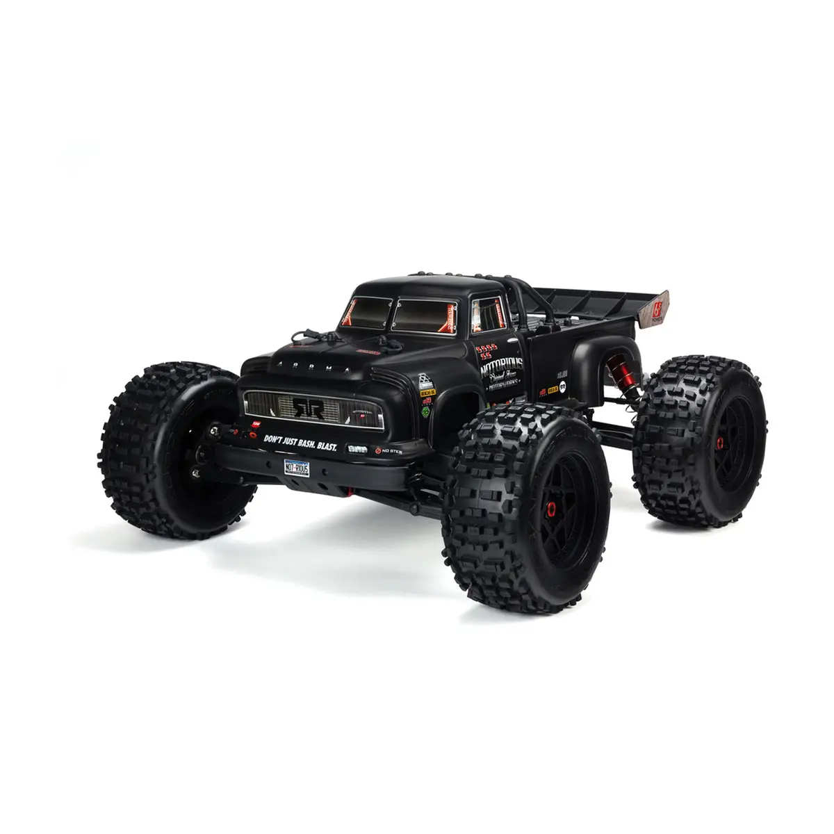 Arrma 1/8 Painted Body, Black Real Steel: Notorious 6S Blx 1