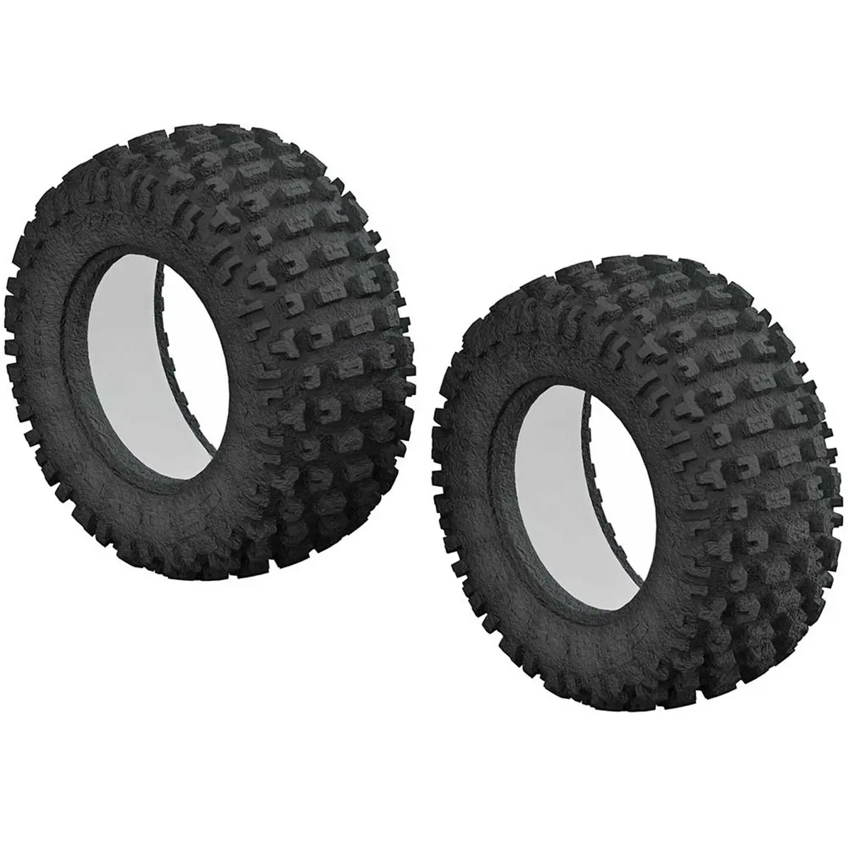 Arrma 1/10 Dboots Fortress Short Course Front/Rear 3.0/2.2 Tire & Inserts (2) 1