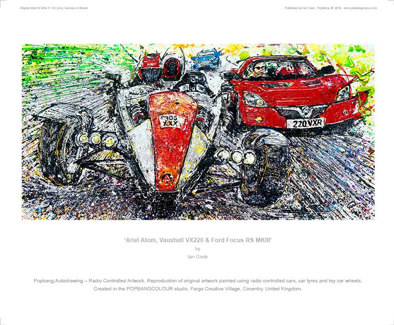 Ariel Atom, Vauxhall Vx220 & Ford Focus Rs Mkiii 1
