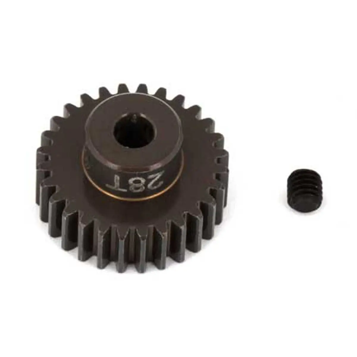 Factory Team Aluminum Pinion Gear, 28T, 48P, 1/8 Shaft 1