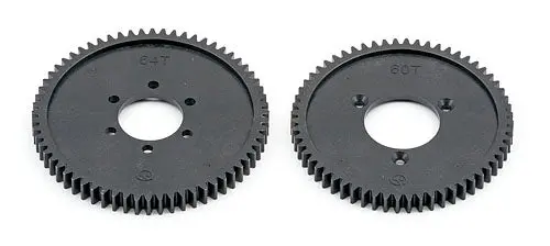 Team Associated 2-Speed Pinions And Spurs, 60T/64T 1