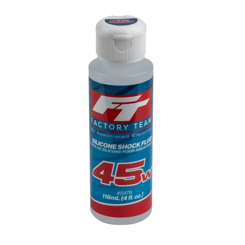Team Associated Factory Team Silicone Shock Oil (4Oz) (45Wt) 1