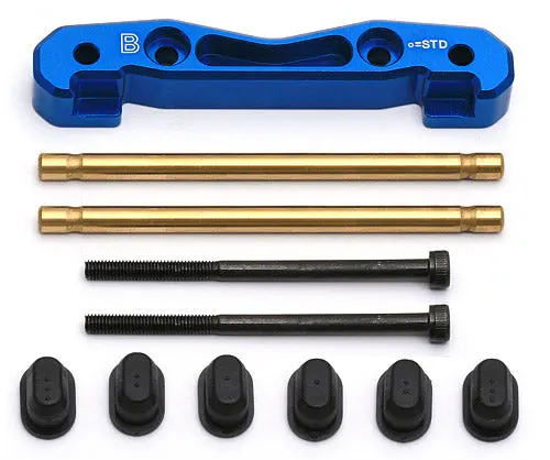 Team Associated Rc8b Aluminum B-Plate, With Pins 1