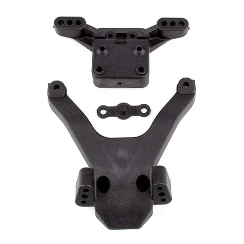 Team Associated Rc10b6.3 Front Top Plate And Ballstud Mount 1