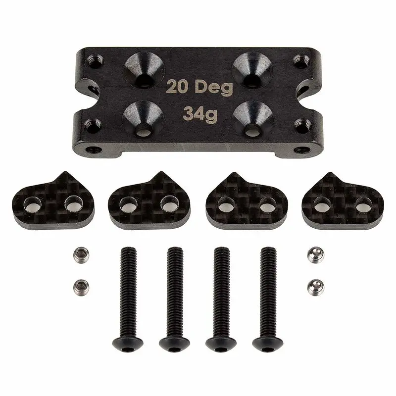 Team Associated Rc10b6 Ft Steel Bulkhead 20 Degree 1