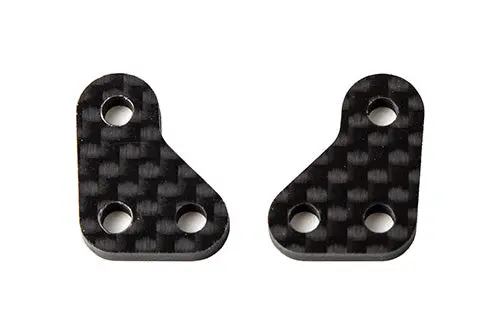Team Associated Rc10b6 Ft Steering Arms, Carbon Fiber 1