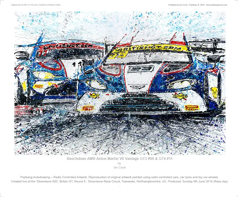 Beechdean Amr Aston Martin V8 Vantage Gt3 #99 & Gt4 #11 1