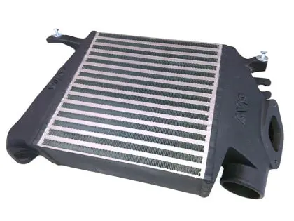 Avo Top Mount Intercooler Black - Fits 08-14 Wrx / 09-13 Fxt / 05-09 Lgt 1