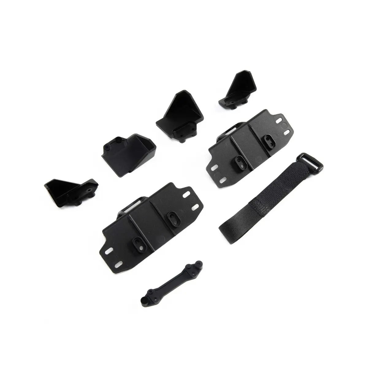 Axial Battery Tray Sets & Strap: Scx10 Iii 1