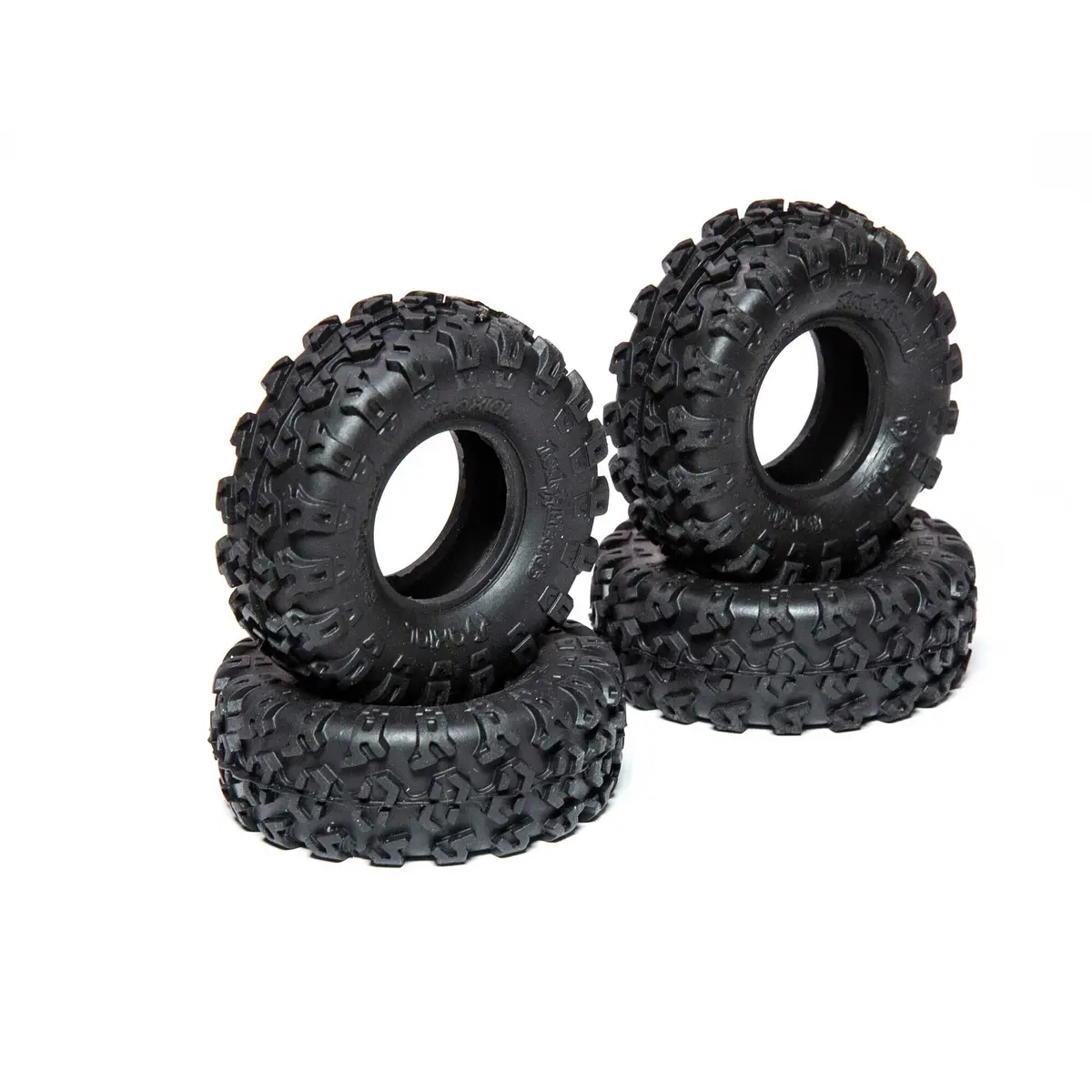 Axial 1.0 Rock Lizards Tires (4Pcs): Scx24 1