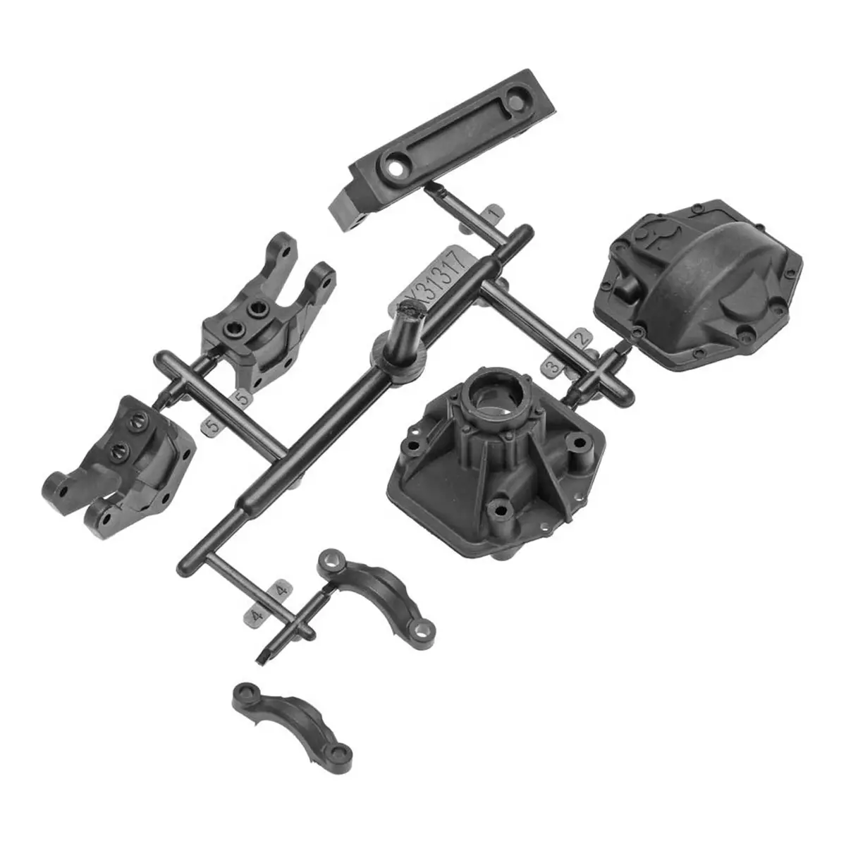 Axial Axle Component Set Rr10 1