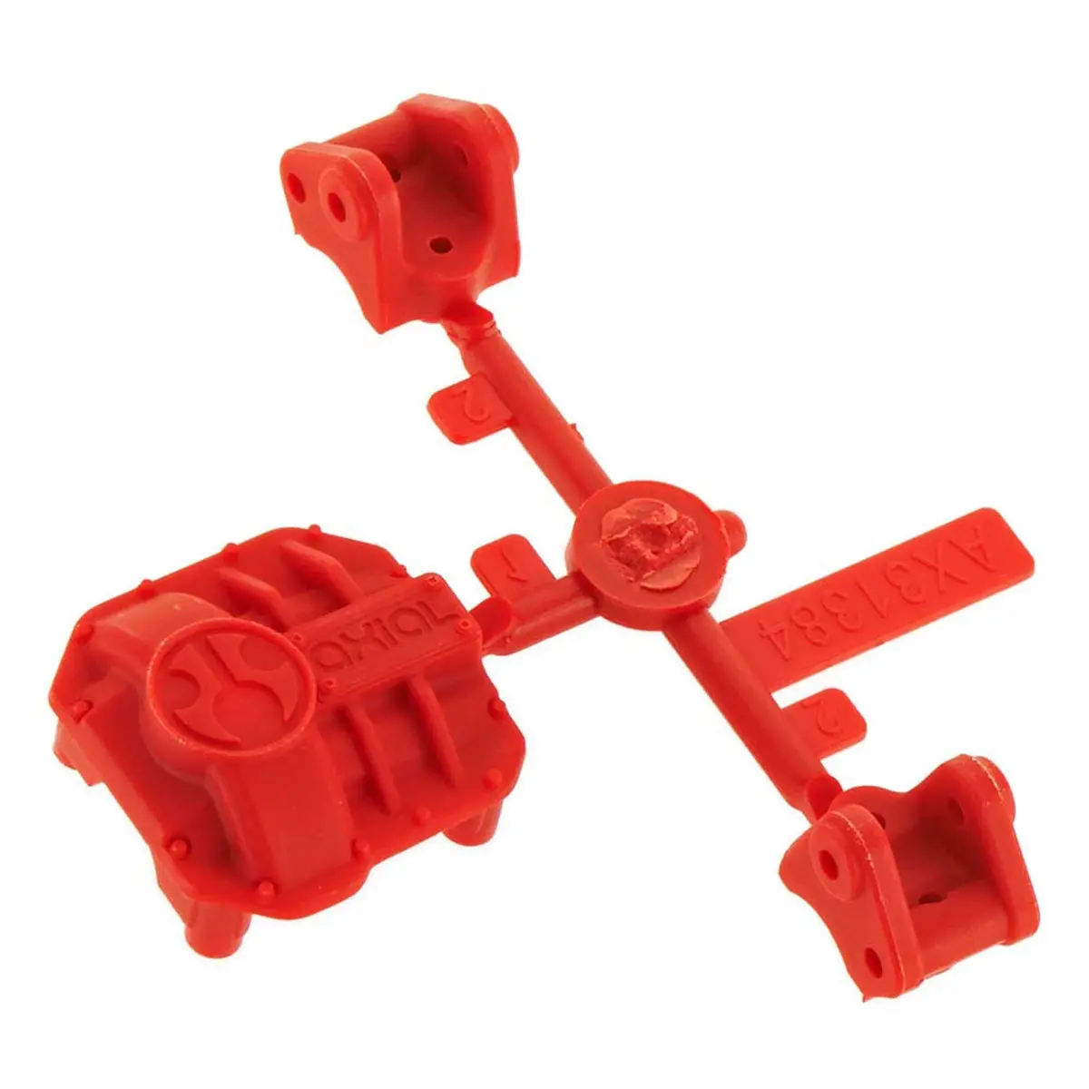Axial Ar44 Differential Cover Link Mounts Red 1