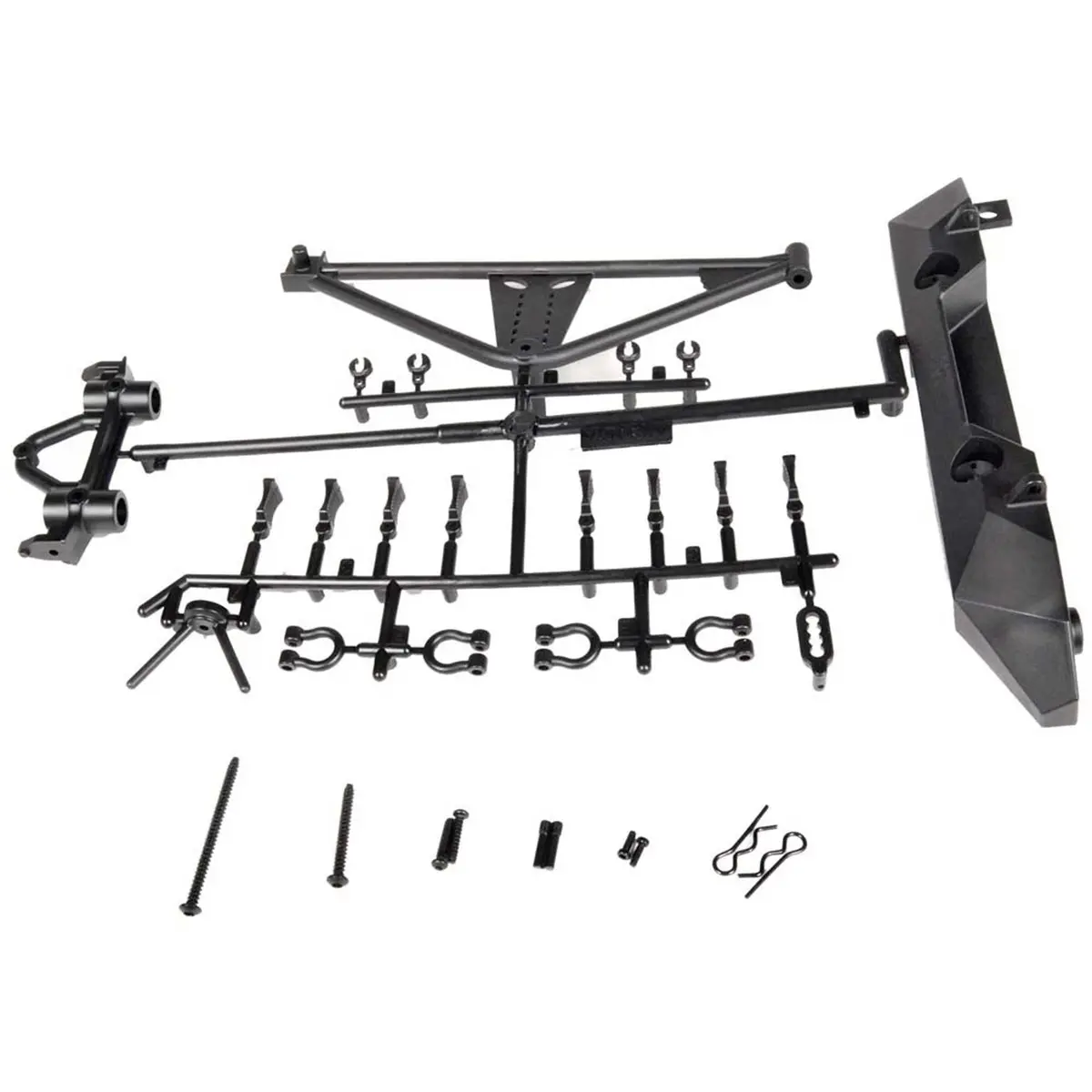 Axial Rear Bumper Tire Carrier Scx10 Poison Spyder Jk 1