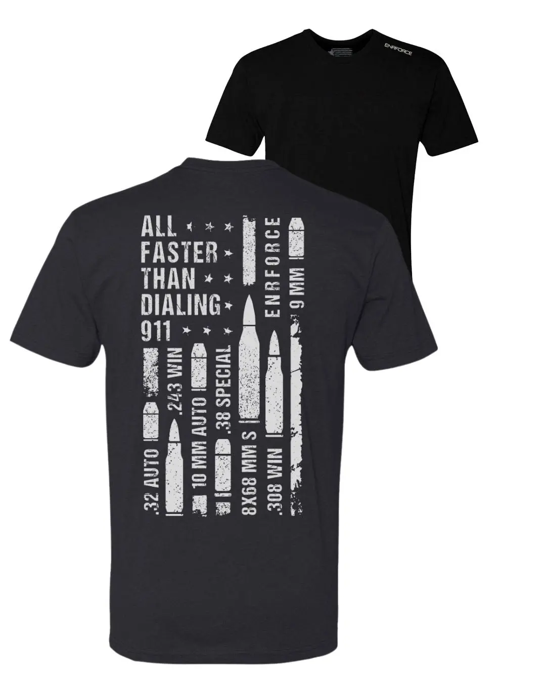 All Faster Than Dialing 911 Tee 1