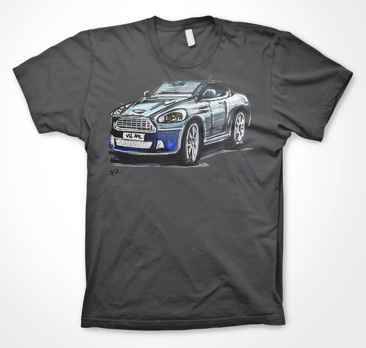 Aston Martin DB9 Volante Convertible T-Shirt – Unisex Luxury Auto Tee