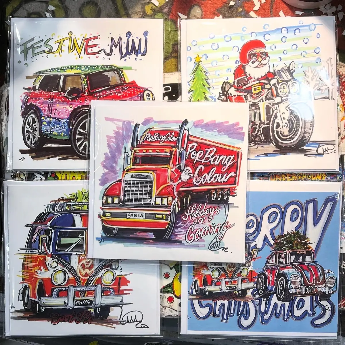 Christmas #Continuouscar Cards 1