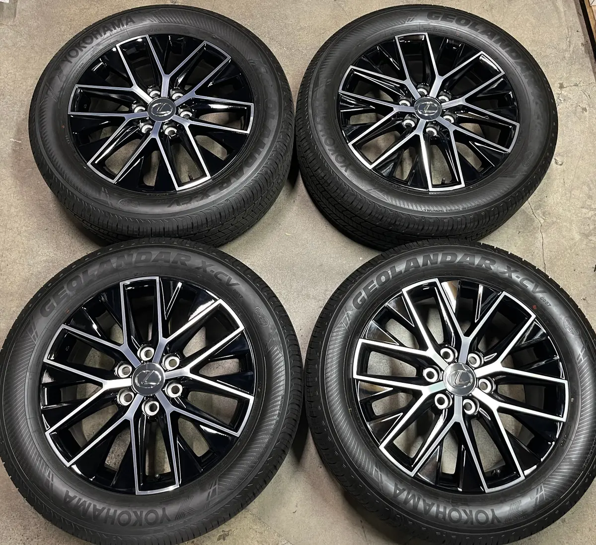 2025 Lexus Gx550 Premium Factory 20" Wheels Tires Oem Rims Dunlop 265/55/20 1