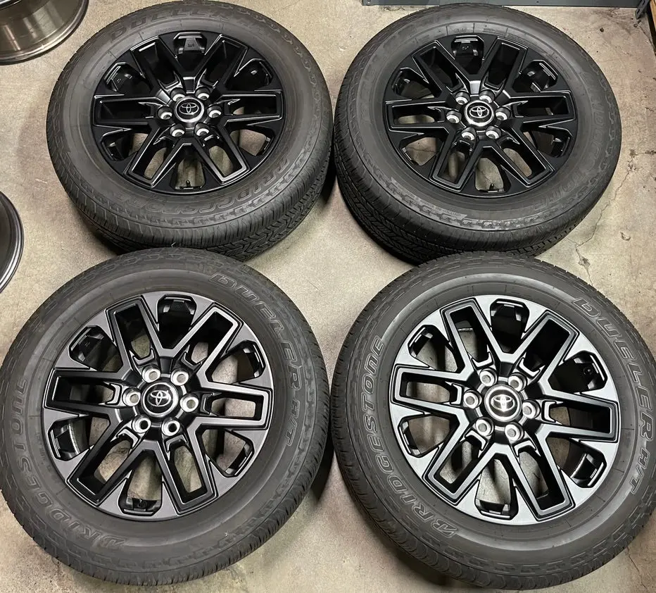 Sold 2024 Toyota Tundra Factory 20 Wheels Tires Oem Rims Black Bridgestone 265/60/20 1