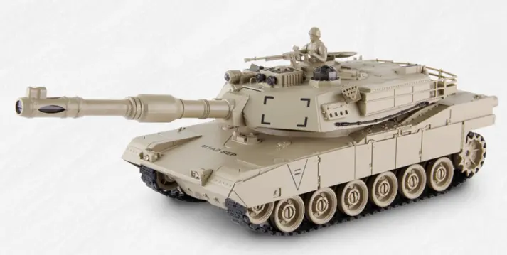 Zegan 1:28 R/C Battle Tank M1a2 Vs Bunker 1