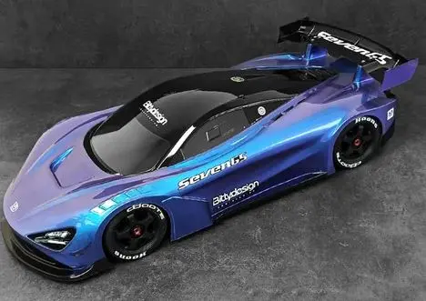 Bittydesign Seven65 1/7 Gt Supercar Body (Clear) (Arrma Infraction/Limitless) 1