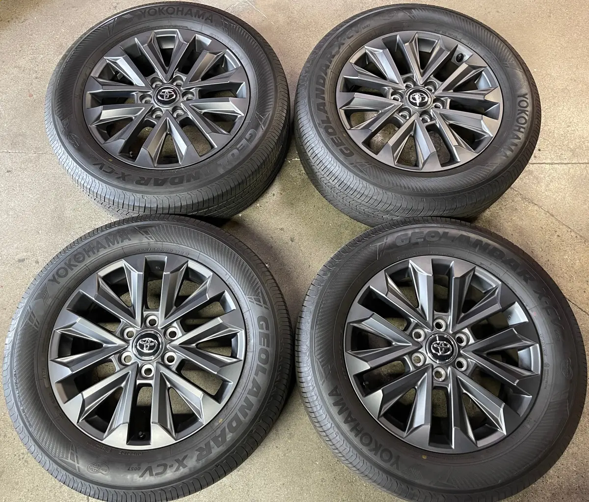Sold 2025 Toyota Land Cruiser Factory 20 Wheels Tires Lug Nuts Oem Rims Yokohama Tundra 1