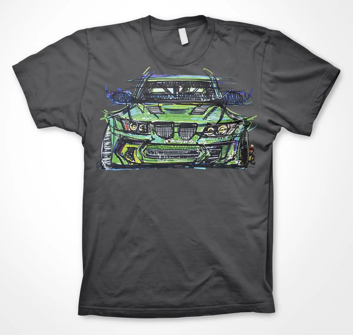 Falken Tyres BMW E92 Eurofighter Drift Design Unisex T-Shirt by Continuouscar - Image 7