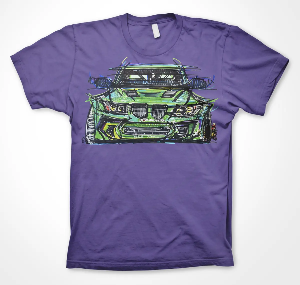 Falken Tyres BMW E92 Eurofighter Drift Design Unisex T-Shirt by Continuouscar - Image 10