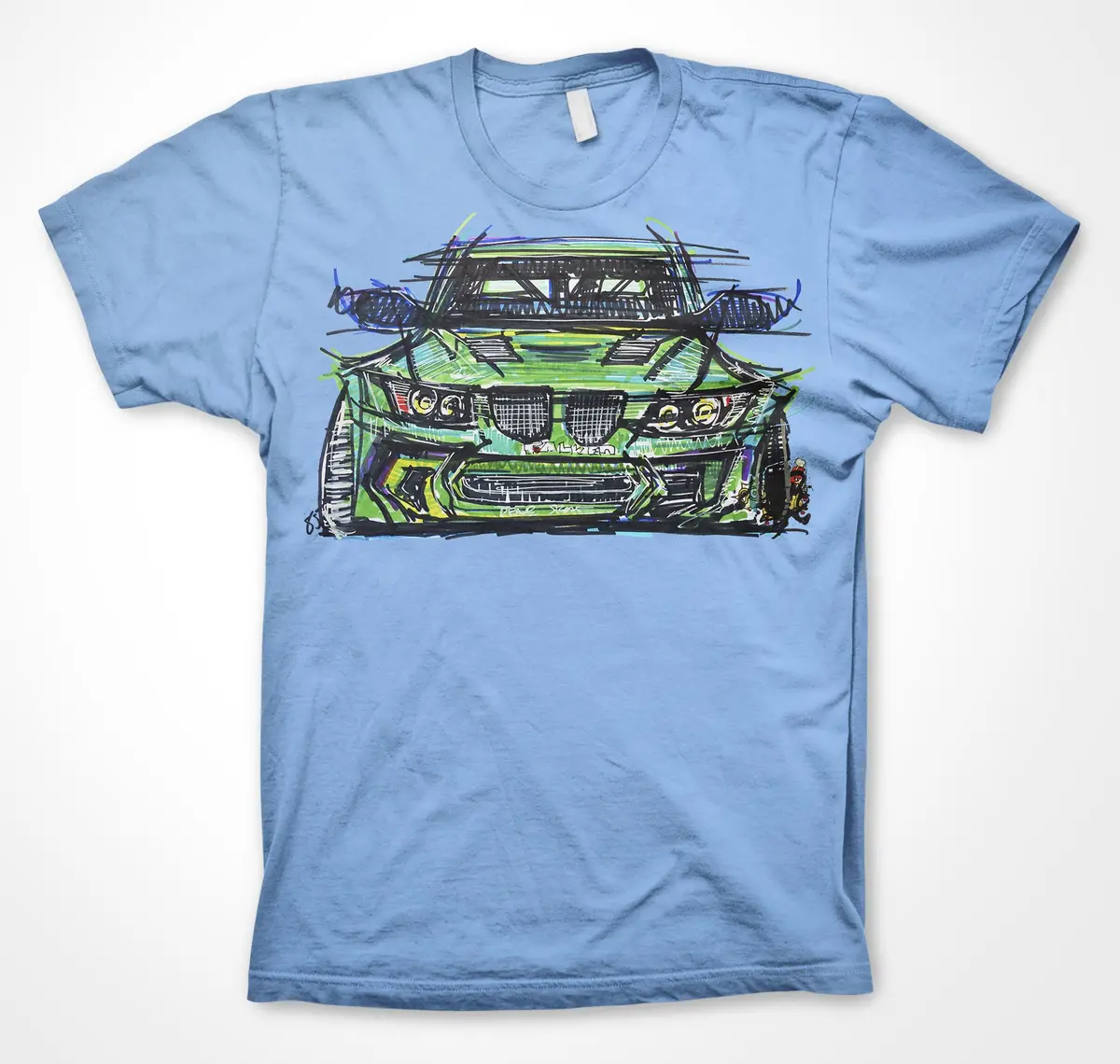 Falken Tyres BMW E92 Eurofighter Drift Design Unisex T-Shirt by Continuouscar - Image 6