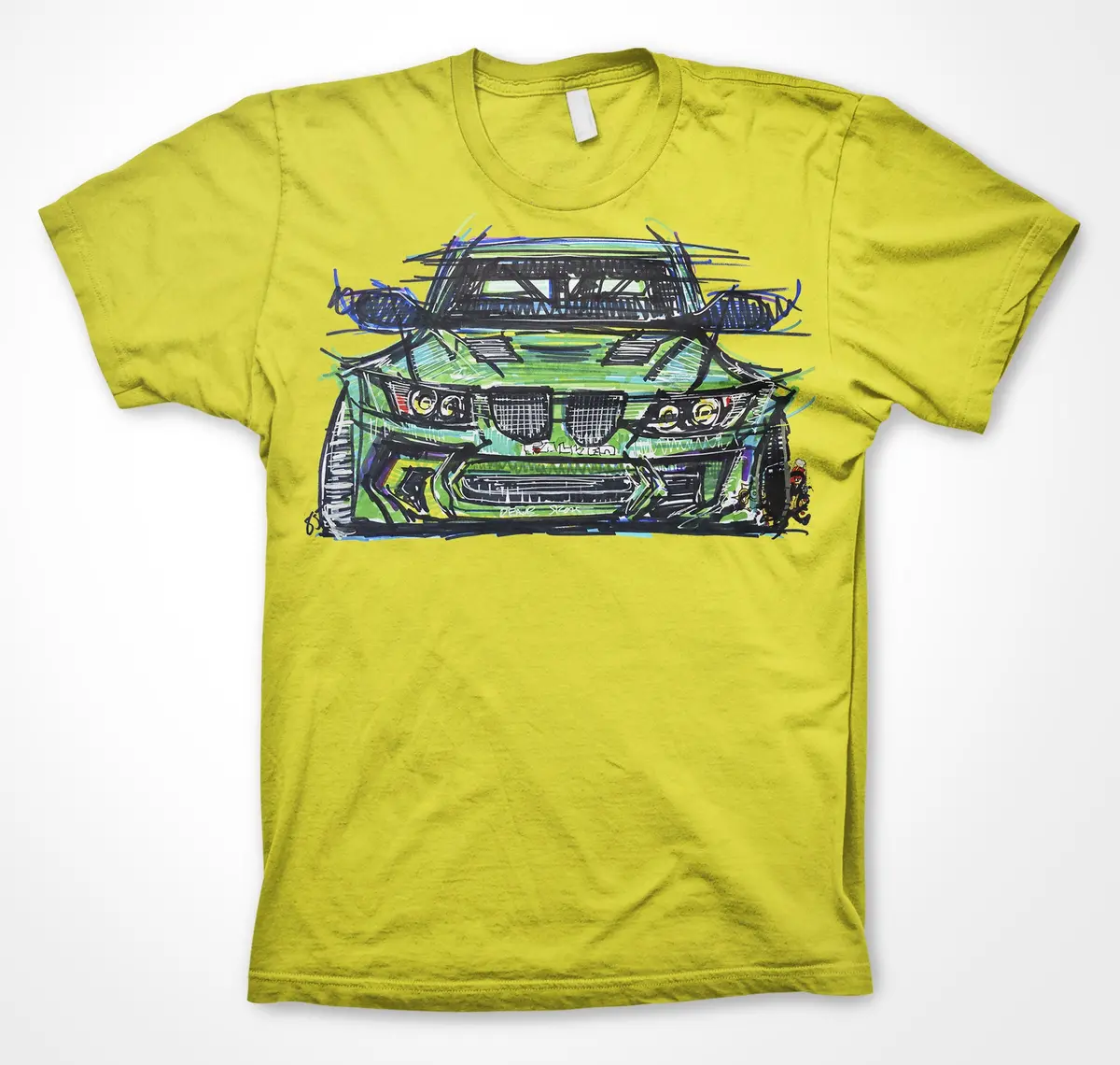 Falken Tyres BMW E92 Eurofighter Drift Design Unisex T-Shirt by Continuouscar - Image 9