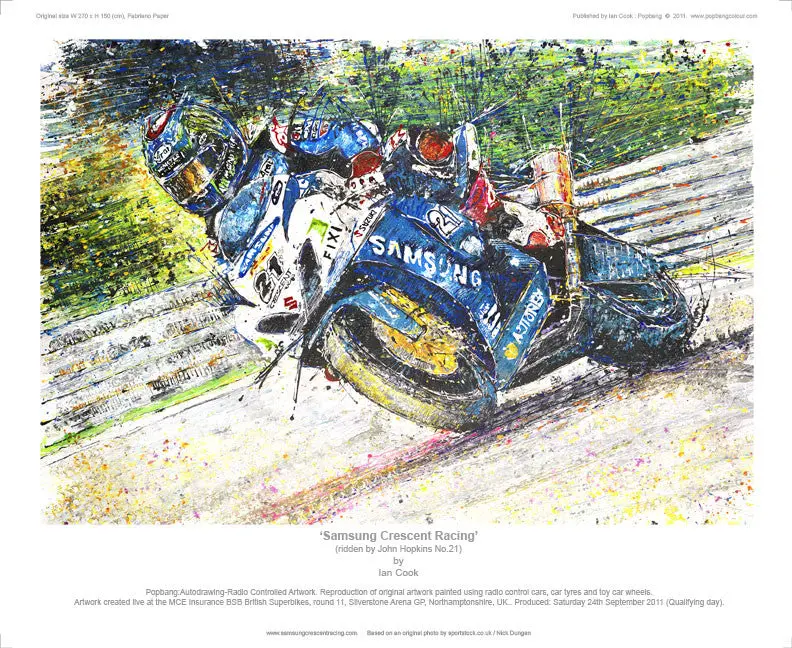 Suzuki Samsung Crescent British Super Bike (Hopkins No.21) 1
