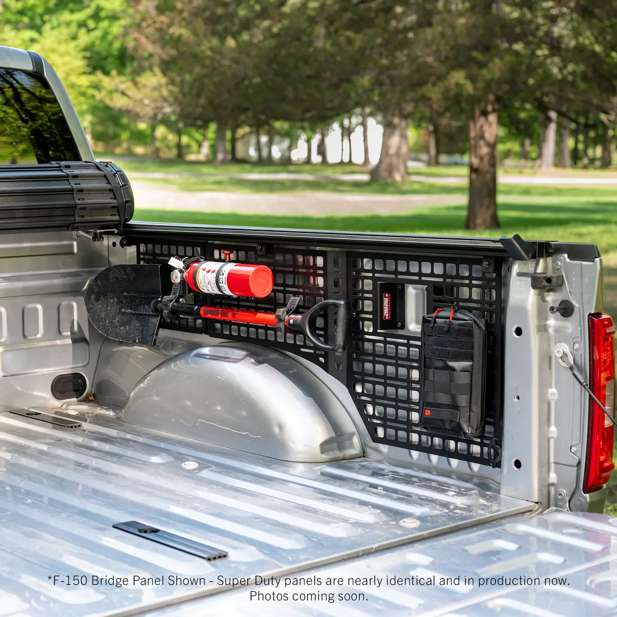 Bridge Panel For Molle Bedside Racks | Ford F-250, F-350, F-450 (2017-2025) 1