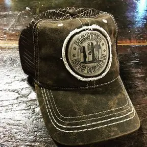 Brown Distressed Vintage Service Station Hat 1