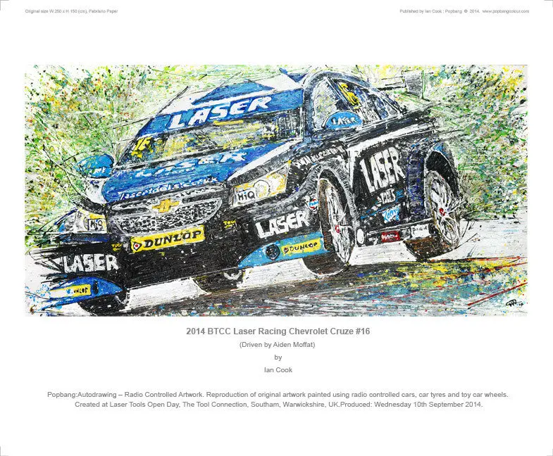 Chevrolet Cruze Btcc Laser Racing #16 (Aiden Moffat) 2014 1