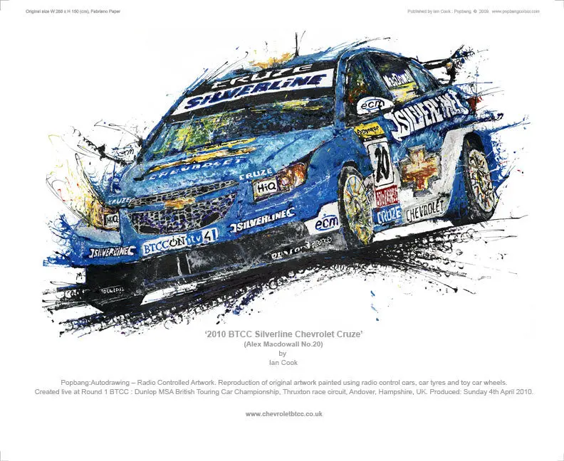 Chevrolet Cruze Btcc Silverline (Macdowall No.20) 2010 1