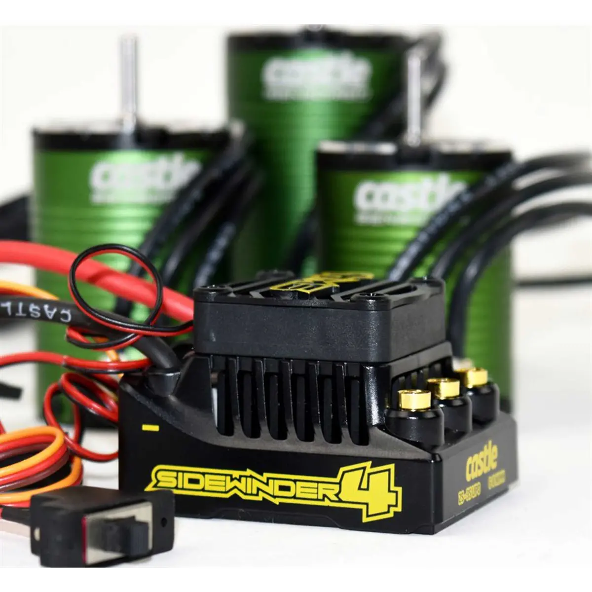 Castle Sw4 12.6V 2A Bec Wp Sl Esc 1410-3800 Sens Motor 1